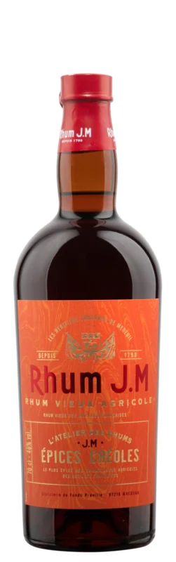 Rhum J.M Epices Créoles Rhum Agricole 46° 70cl