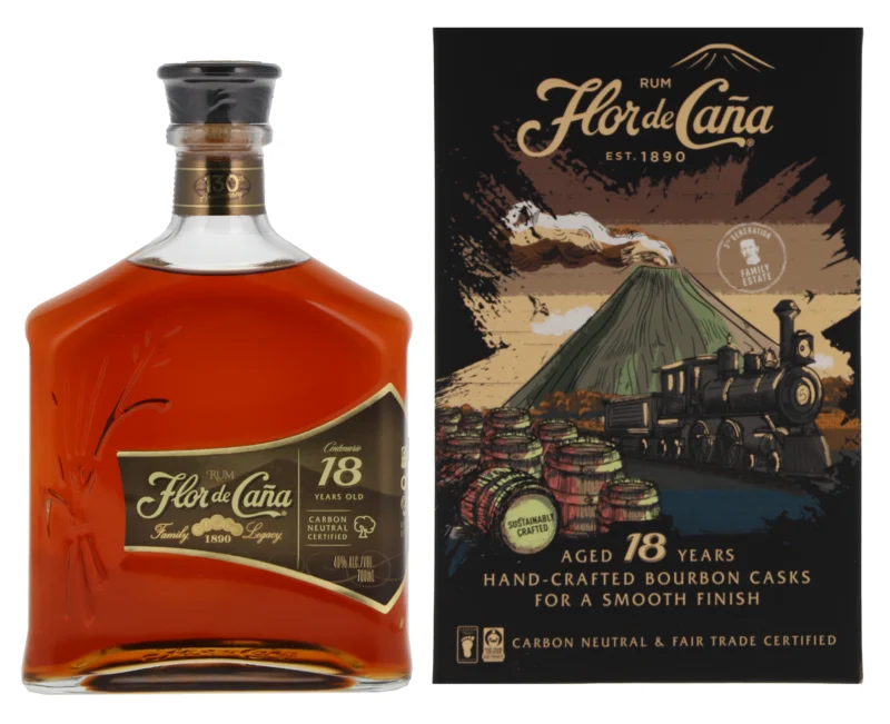 Flor de Caña Centenario 18 Años Ron 40° 70cl