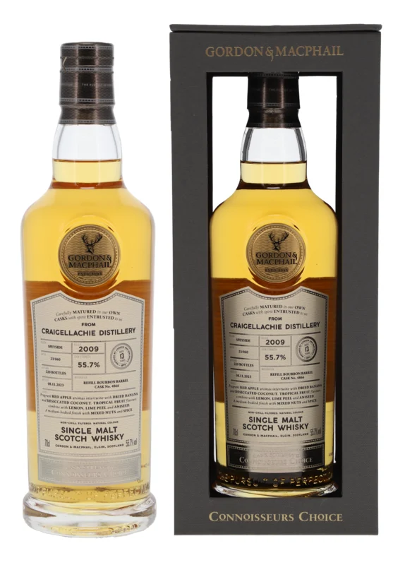 Craigellachie Gordon & MacPhail Connoisseurs Choice Years 2009 Single Malt Scotch Whisky 55.7° 70cl