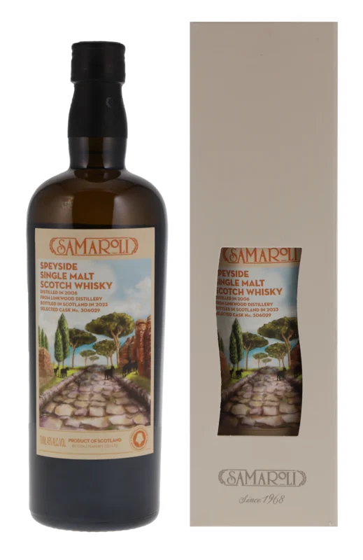 Linkwood Samaroli 2008 Speyside Single Malt Scotch Whisky 2023 45° 70cl