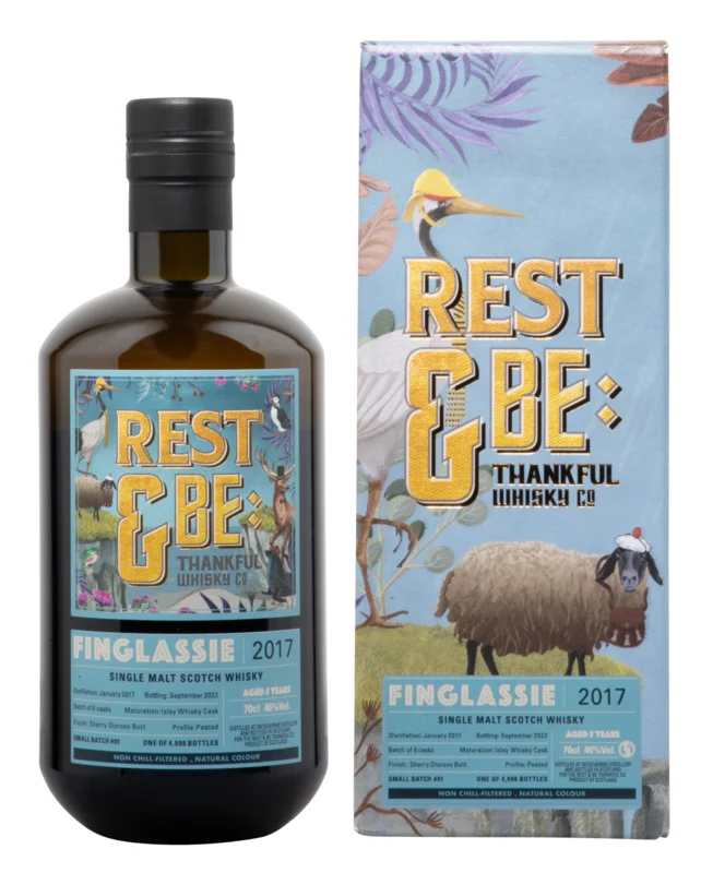 Finglassie Rest & Be Thankful Sherry Oloroso Butt Finish 5 Years 2017 Single Malt Scotch Whisky 2022 46° 70cl