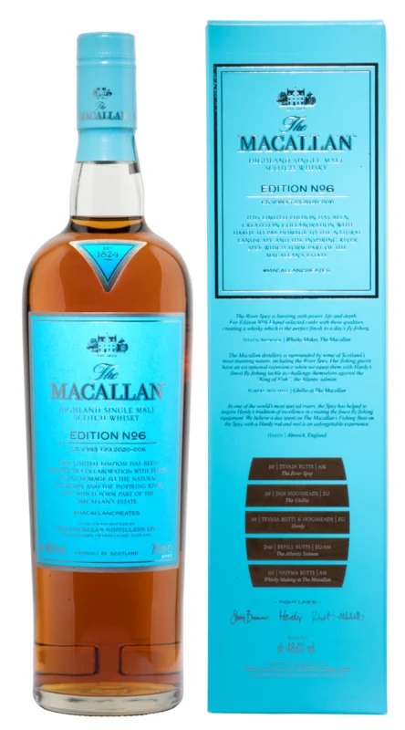 Macallan Edition No. 6 Highalnd Single Malt Scotch Whisky 48.6° 70cl