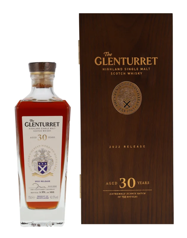 Glenturret 2022 Maiden Release 30 Years Highland Single Malt Scotch Whisky 42° 70cl