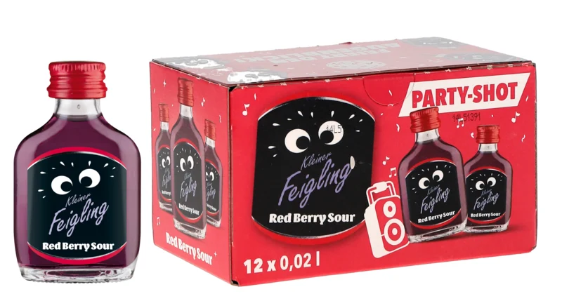 Kleiner Feigling Red Berry Sour Likör 12x 15° 2cl
