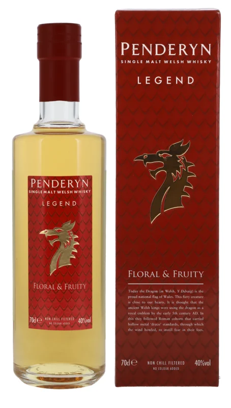 Penderyn Legend (Madeira Finish) Single Malt Whisky 40° 70cl