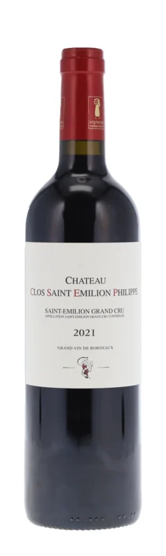 Ch. Clos St. Emilion Philippe Grand Cru 2021 Saint-Émilion AC 13° 75cl