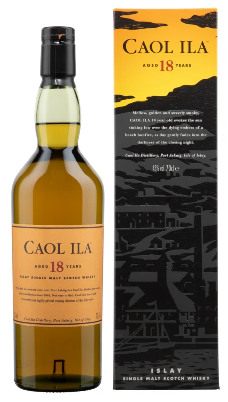 Caol Ila Islay Single Malt 18 Years Scotch Whisky 43° 70cl