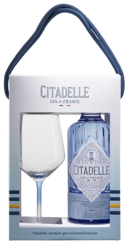 Citadelle Geschenkpackung mit Glas & France Gin 44° 70cl