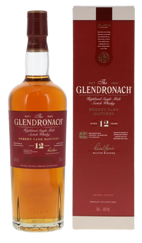 Glendronach Original 12 Highland Single Malt Scotch Whisky 43° 70cl