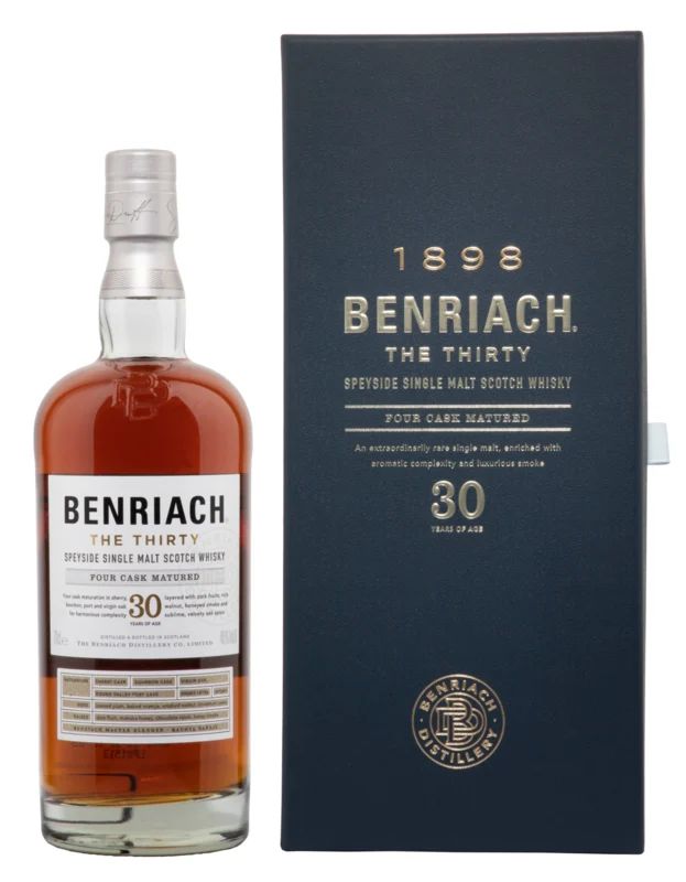 Benriach The Thirty Four Cask Matured 30 Years Speyside Single Malt Scotch Whisky 46° 70cl