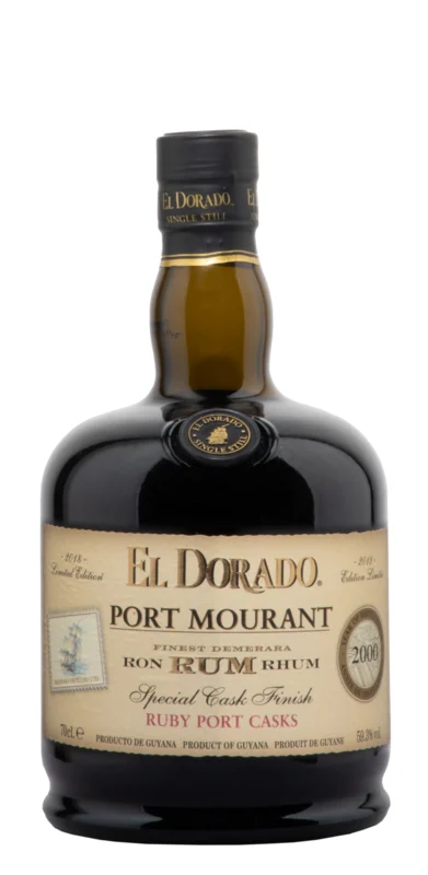 El Dorado Port Mourant Ruby Port Casks 18 Years 2000 Demerara Rum 2018 59.3° 70cl