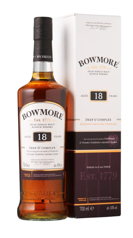 Bowmore Deep & Complex 18 Years Islay Single Malt Scotch Whisky 43° 70cl