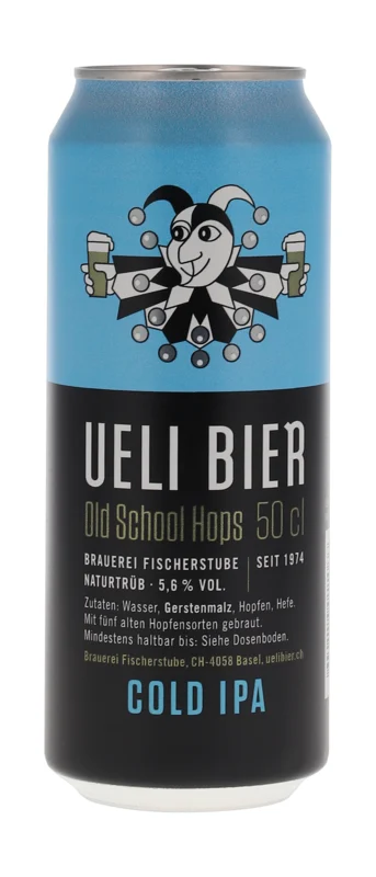 Brauerei Fischerstube Ueli Bier Old School Hops Cold IPA KA 6x DO 5.6° 50cl