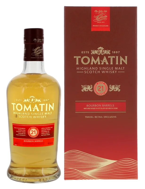 Tomatin 21 Years Highland Single Malt Scotch Whisky 46° 70cl