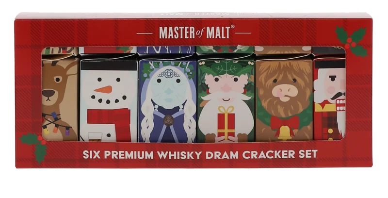 Master of Malt Six Dram Cracker Set 6 x 3cl Whisky 44.9° 18cl