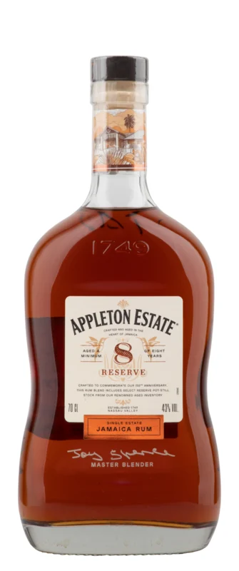 Appleton Estate Reserve 8 Years Single Estate Jamaica Rum 43° 70cl