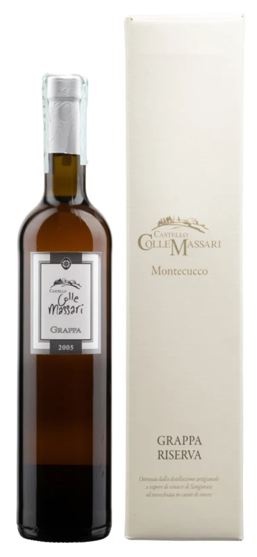 ColleMassari Montecucco Riserva 2005 Grappa 45° 50cl