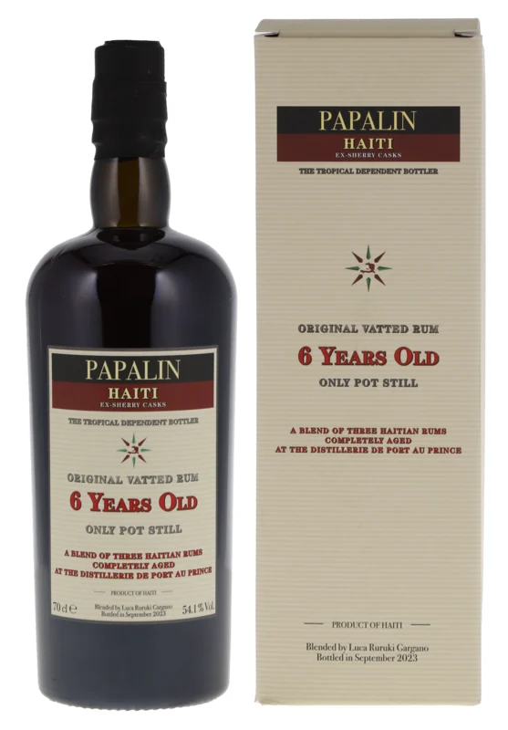 Velier Papalin Haiti Original Vatted 6 Years Pot Sill Rum 2023 54.1° 70cl