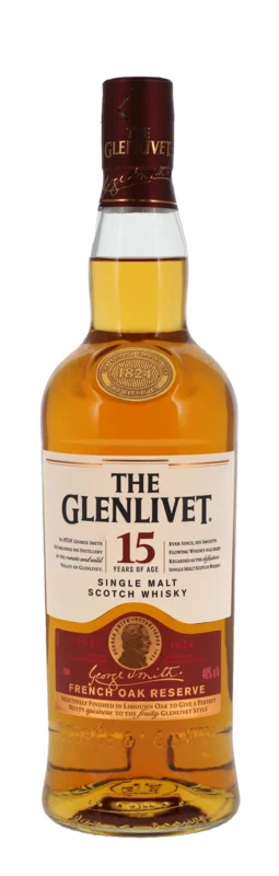 Glenlivet French Oak Reserve 15 Years Single Malt Scotch Whisky 40° 70cl