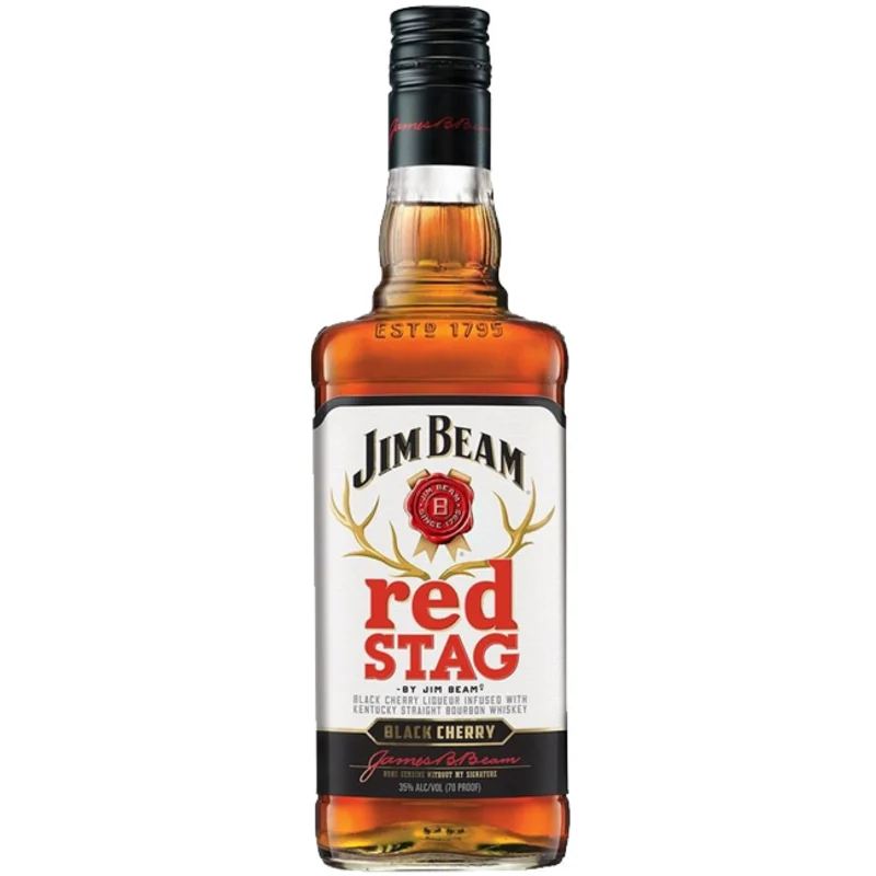 Jim Beam Red Stag Black Cherry Kentucky Straight Bourbon Whiskey 40° 70cl