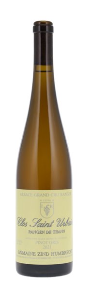 Zind-Humbrecht Pinot Gris Grand Cru Rangen de Thann Cl. St.-Urbain 2021 Alsace AC BIO 13.5° 75cl