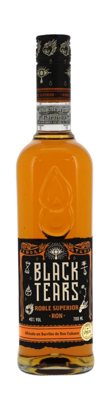 Black Tears Roble Superior Dark Rum 40° 70cl