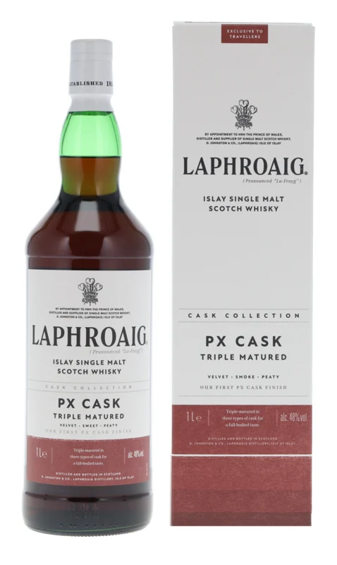 Laphroaig PX Cask Triple Matured Islay Single Malt Scotch Whisky 48° 1l