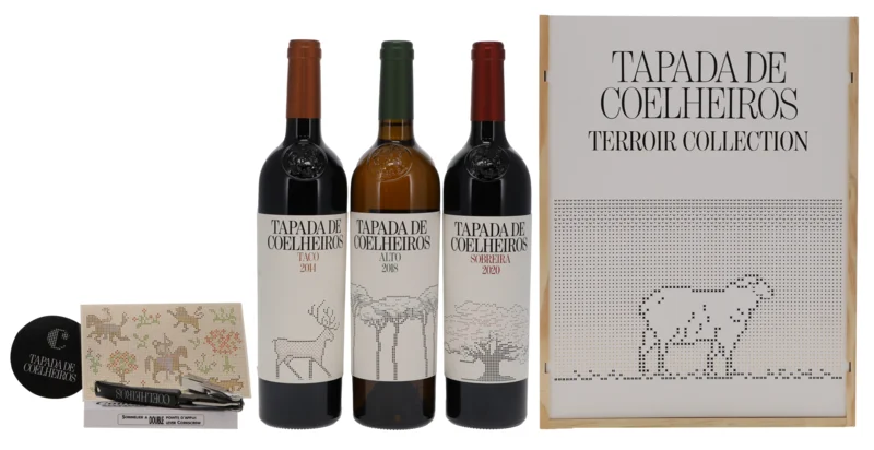 Tapada de Coelheiros Terroir Collection - Tripack Taco 2014, Alto 2018, Sobreira 2020 2014 Alentejo DOC 13.5° 2.25l