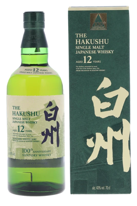 Suntory The Hakushu 100th Anniversary 12 Years Single Malt Whisky 43° 70cl