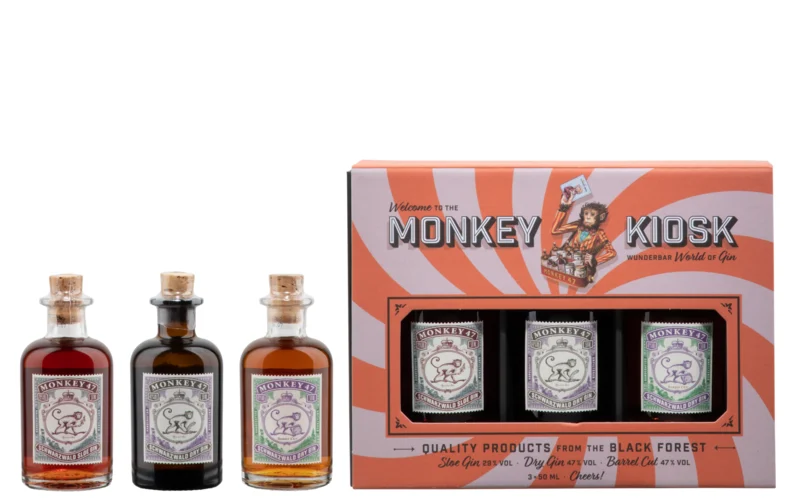 Monkey 47 Schwarzwald The Monkey Kiosk 3 x 5 cl Taste-Box 41° 15cl