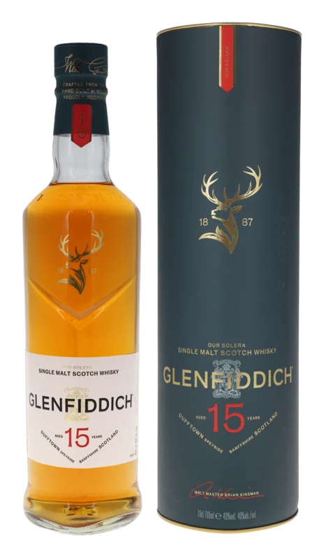 Glenfiddich Our Solera Fifteeen 15 Years Single Malt Scotch Whisky 40° 70cl