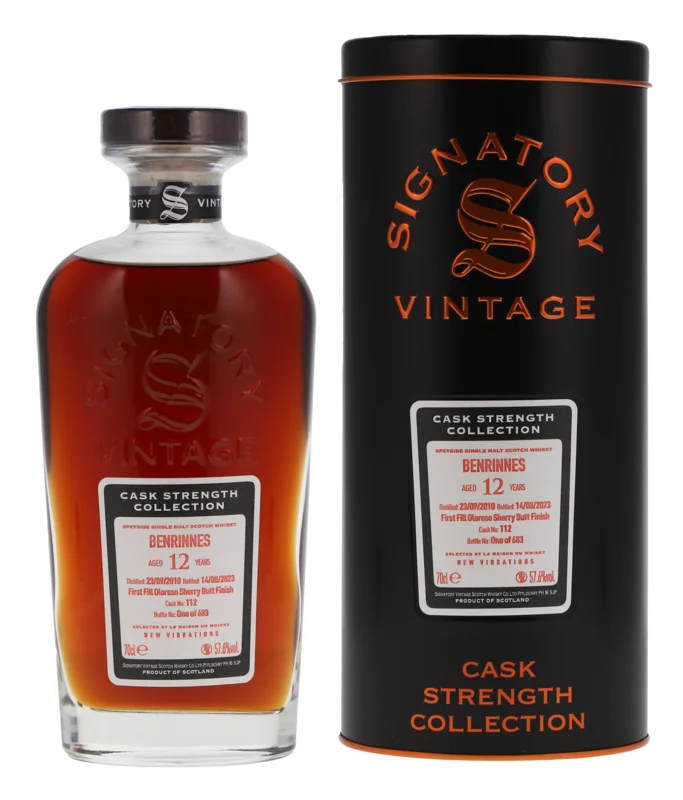 Benrinnes Signatory Vintage New Vibration 12 Years 2010 Speyside Single Malt Scotch Whisky 57.6° 70cl