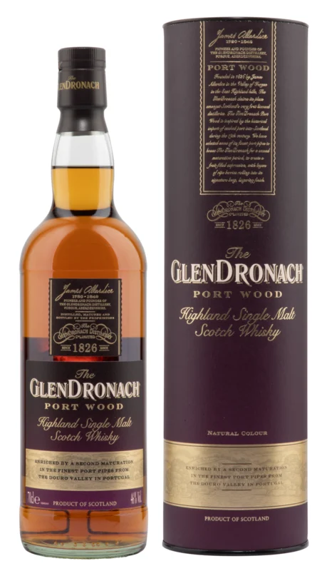 Glendronach Port Wood Highland Single Malt Scotch Whisky 46° 70cl