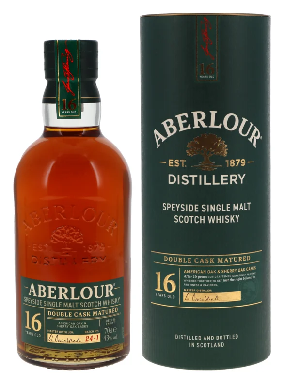 Aberlour Double Cask Matured 16 Years Speyside Single Malt Scotch Whisky 43° 70cl