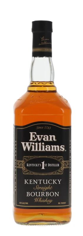 Evan Williams Black Label Kentucky Straight Bourbon Whiskey 43° 1l
