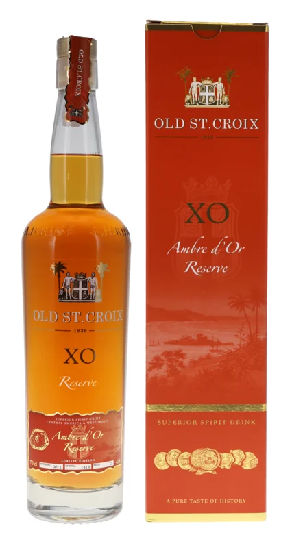Old St. Croix XO Ambre d'Or Reserve Rum Based Spirit Drink 42° 70cl