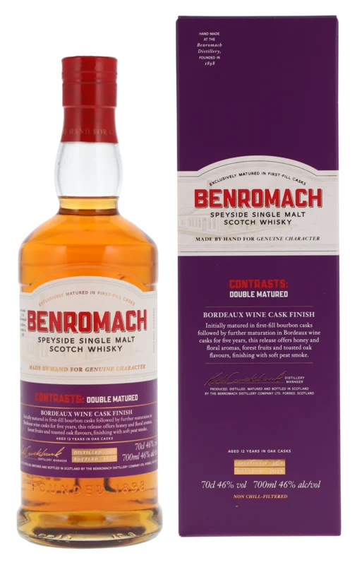 Benromach Bordeaux Finish Chateau Cissac 2011 Speyside Single Malt Scotch Whisky 46° 70cl
