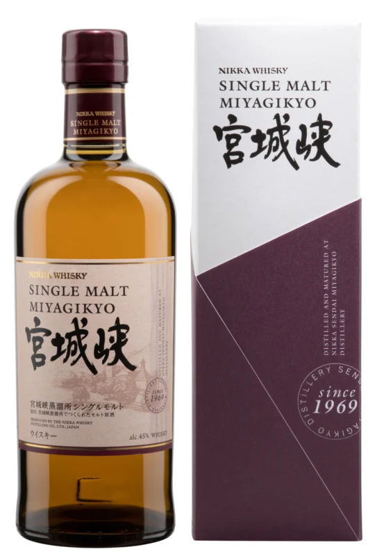 Nikka Miyagikyo Single Malt Whisky 45° 70cl