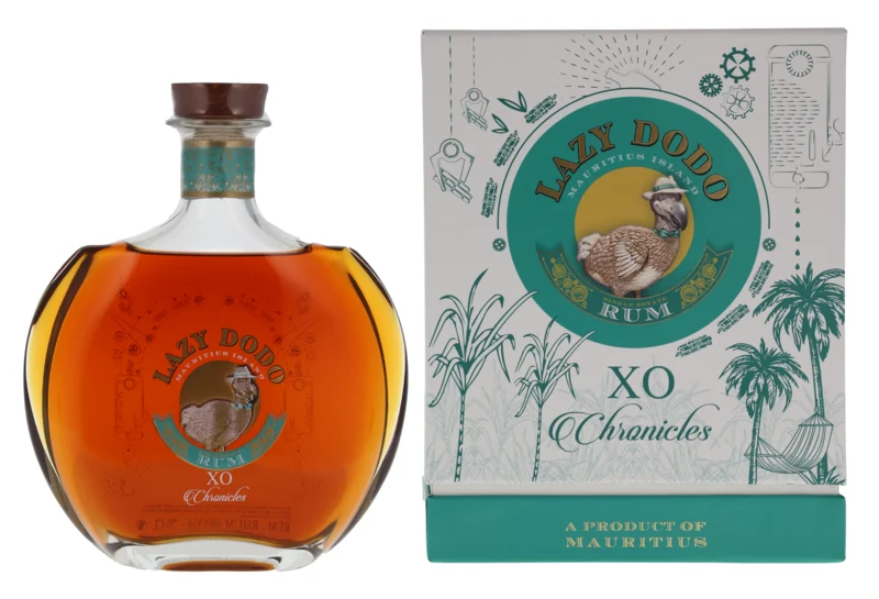 Lazy Dodo Single Estate Chronicles XO 13 Years Mauritius Island Rum 40° 70cl