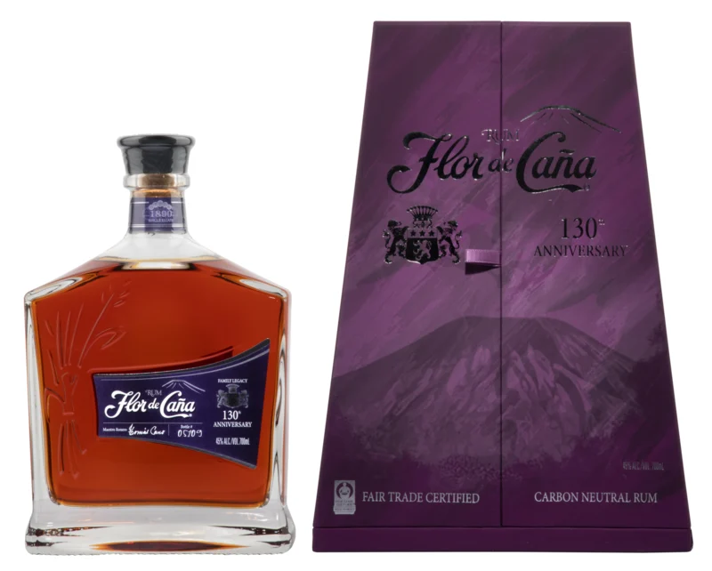 Flor de Caña Centenario 130th Anniversary 20 Años Ron 45° 70cl