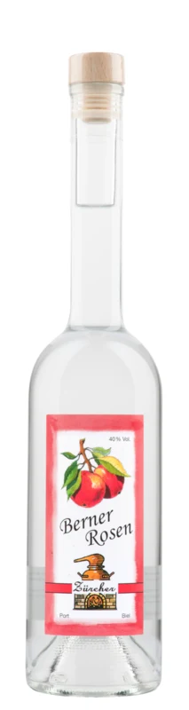 Zürcher Apfelbranntwein Berner Rosen Fruchtbrand 40° 50cl