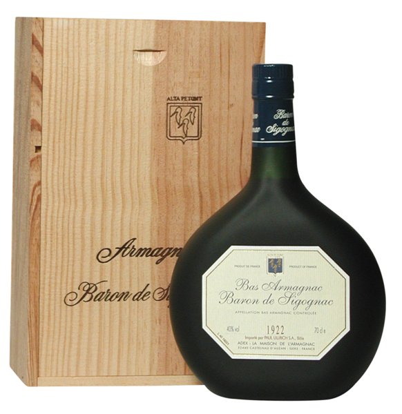 Baron de Sigognac Bas 1922 Armagnac 40° 70cl