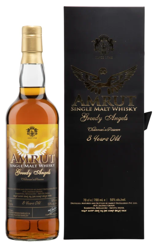 Amrut Greedy Angels Chairmans Reserve 8 Years Single Malt Whisky 50° 70cl