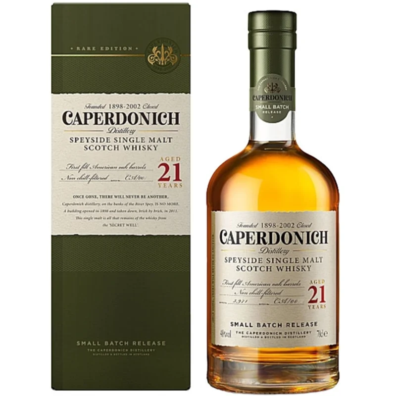 Caperdonich Small Batch Release Unpeated 21 Years Speyside Single Malt Scotch Whisky 48° 70cl