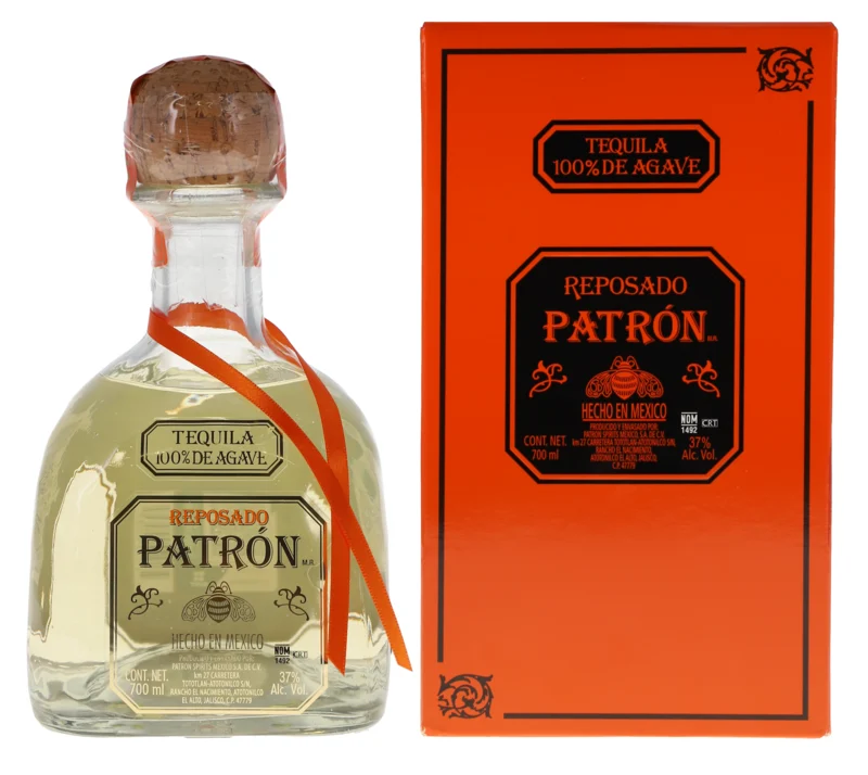 Patron Reposado 100% Agave Tequila 37° 70cl