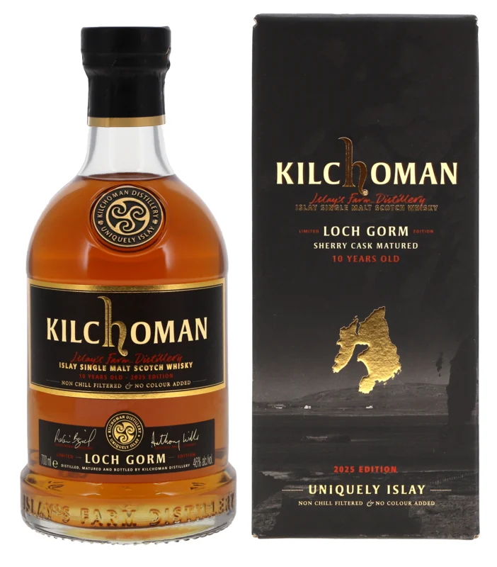 Kilchoman Loch Gorm Sherry Cask Ed. 2025 10 Years Islay Single Malt Scotch Whisky 46° 70cl