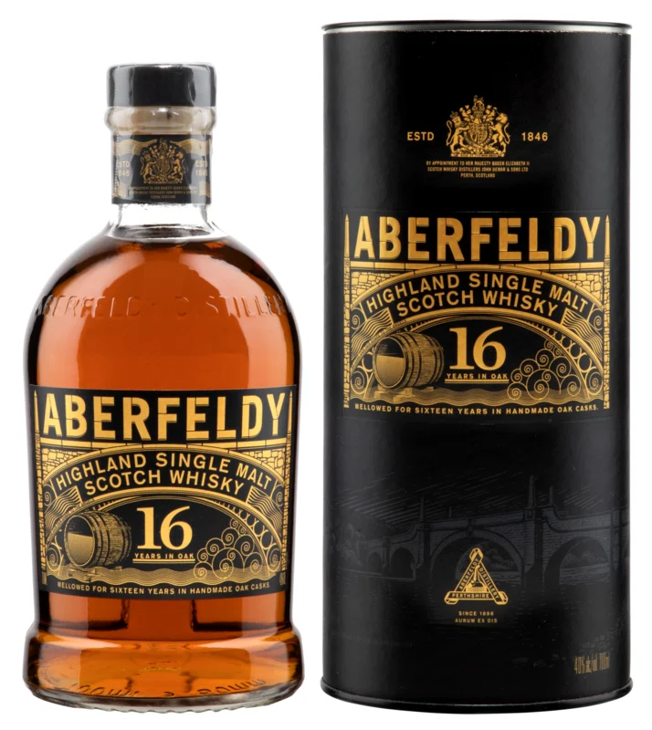 Aberfeldy 16 Years Highland Single Malt Scotch Whisky 40° 70cl