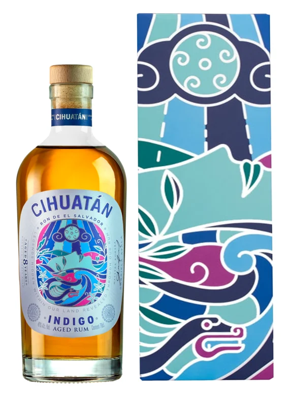 Cihuatán Indigo 8 Años Ron 40° 70cl
