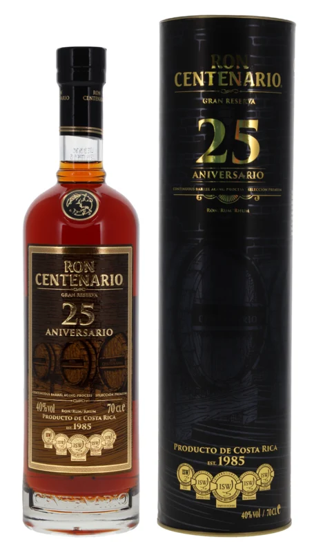 Centenario Gran Reserva 25 Ron 40° 70cl