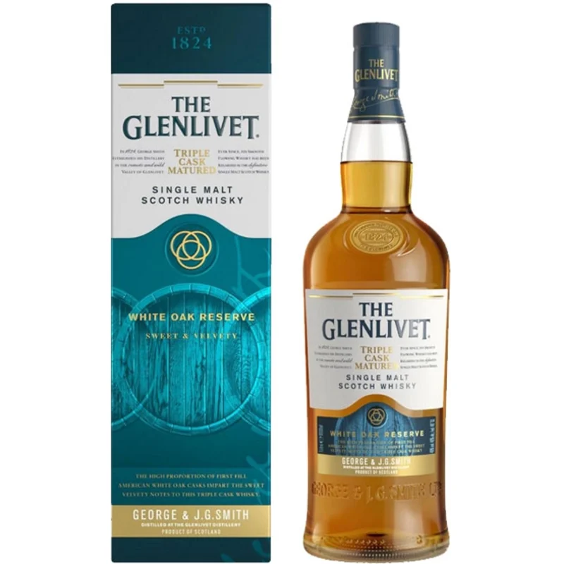 Glenlivet Triple Cask Matured White Oak Reserve Single Malt Whisky 40° 1l